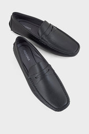Men Casual Driving Mocs MC4019-Black