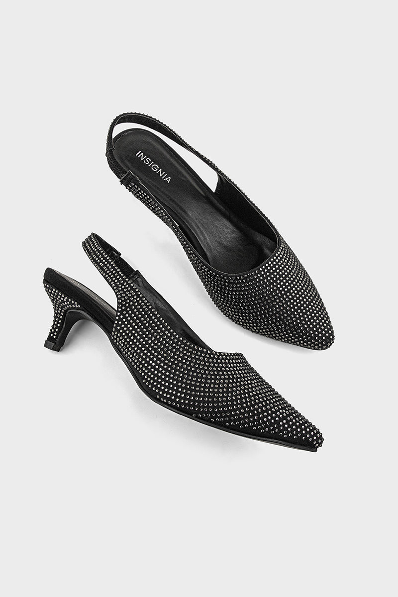 Party Wear Sling Back IP4030-Black