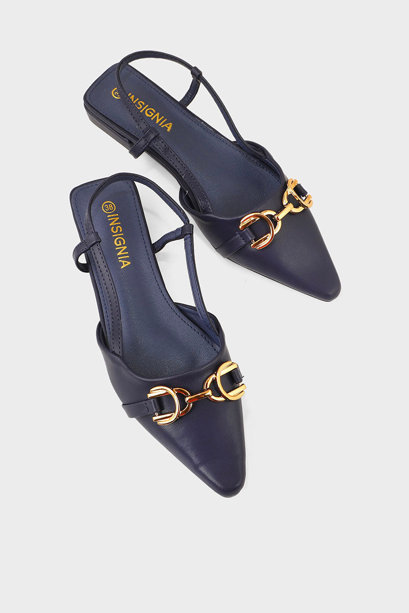 Formal Sling Back I47310-Navy