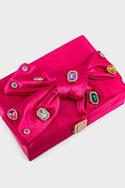 Party Wear Clutch BK4073-Fuchsia