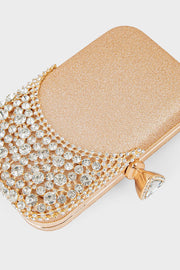 Party Wear Clutch BK4088-Rose Gold