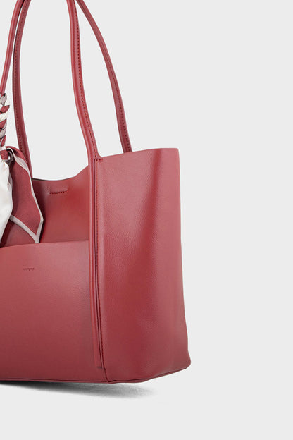 Tote Hand Bags BS2095-Burgundy