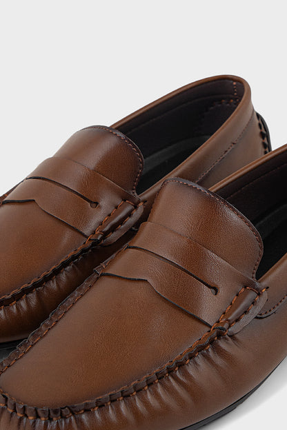 Men Casual Moccasin MC4042-Coffee
