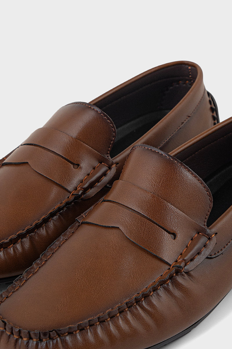 Men Casual Moccasin MC4042-Coffee