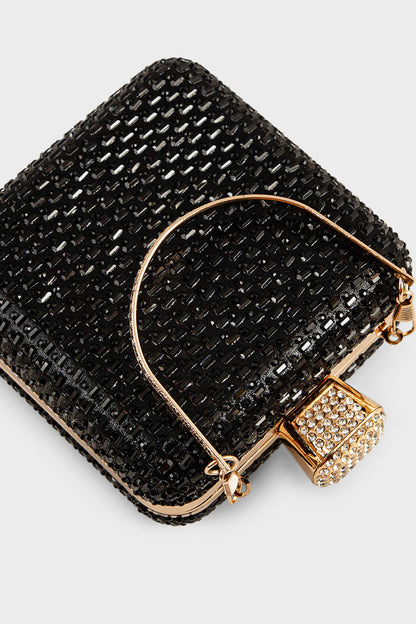 Party Wear Clutch BK4072-Black