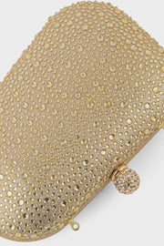 Party Wear Clutch BK4107-Golden