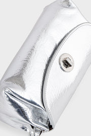 Flap Shoulder Bags BS2114-Silver