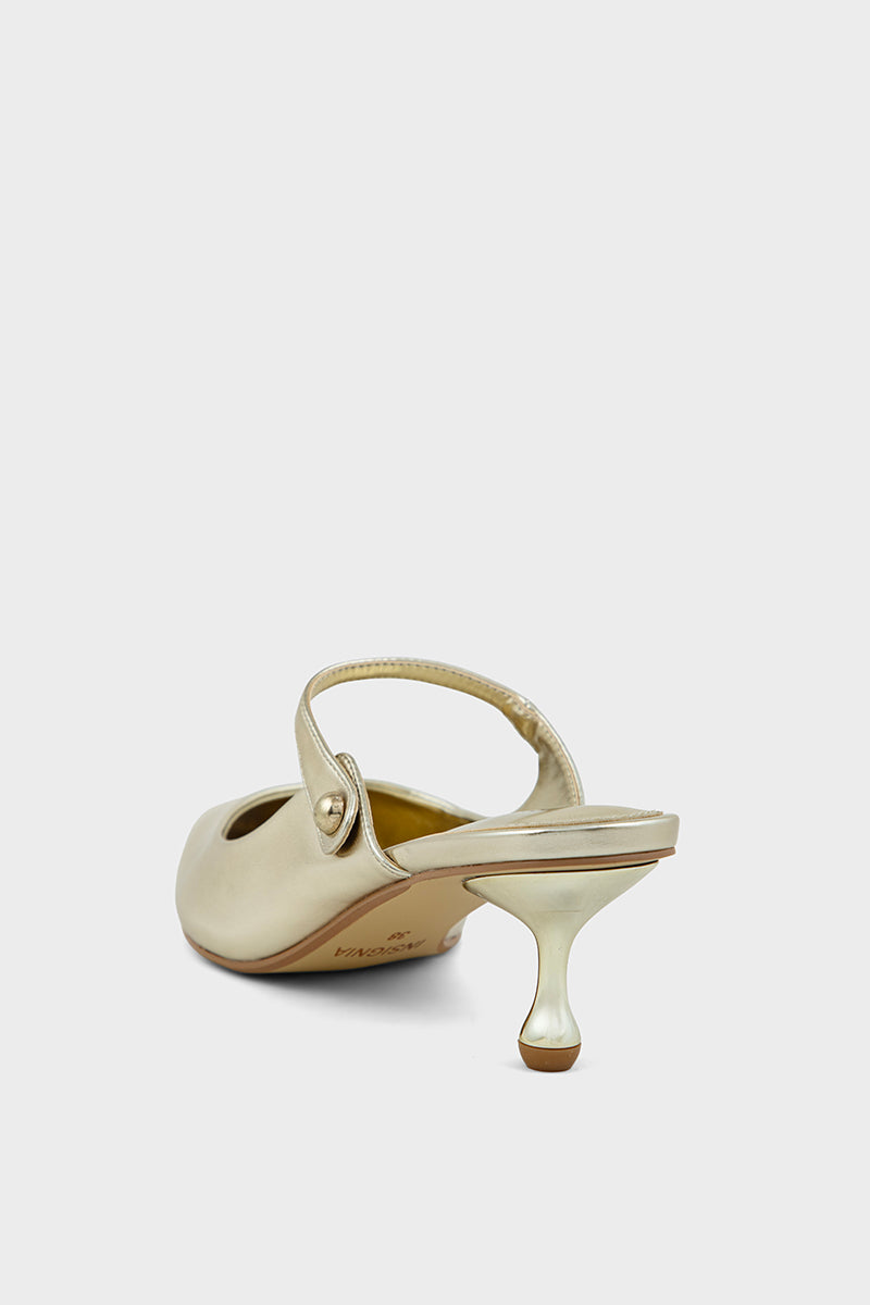 Party Wear Mule IP8517-Light Gold