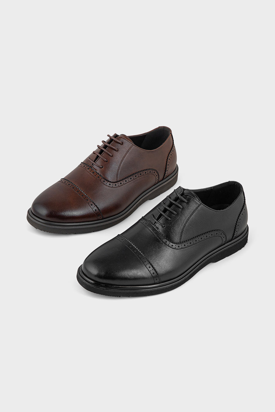 Men Formal Oxford MF8009-Coffee