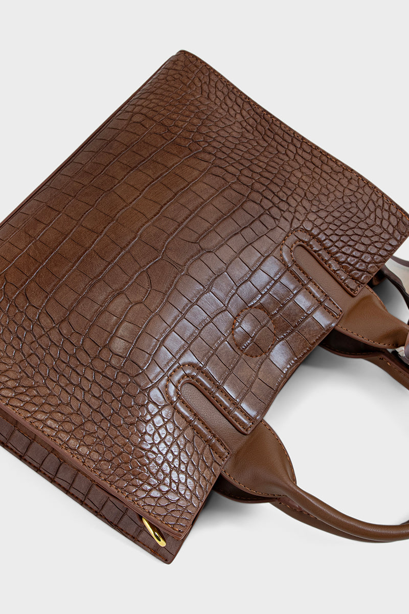 Tote Hand Bags BH0087-Dark Brown