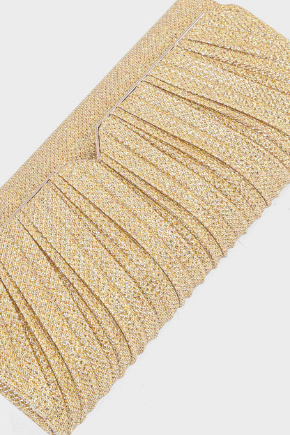 Party Wear Clutch BK4034-Yellow