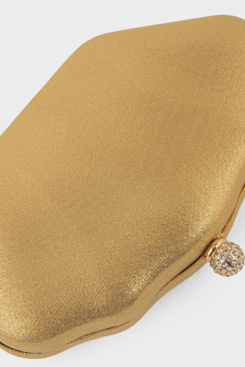 Party Wear Clutch BK4106-Gold