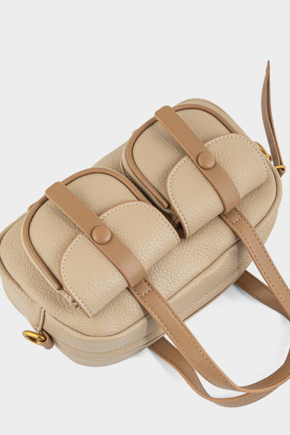 Saddle Shoulder Bags BH0082-Beige