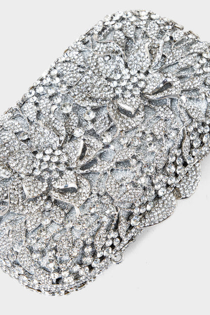 Party Wear Clutch BK4094-Silver