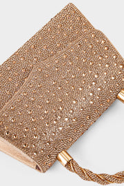 Party Wear Clutch BH0123-Rose Gold
