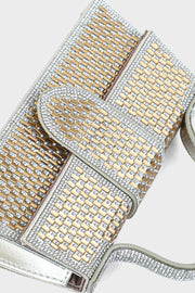 Top Handle Hand Bags BH0046-Golden