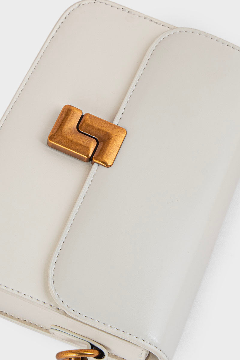 Flap Shoulder Bags BS2104-Off White