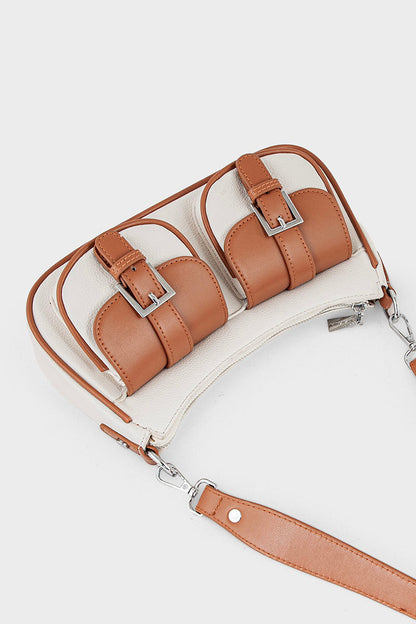 Saddle Shoulder Bags BS2076-White