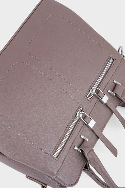 Top Handle Hand Bags BH0106-Brown
