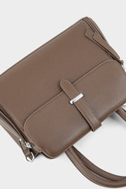 Top Handle Hand Bags BH0094-Brown