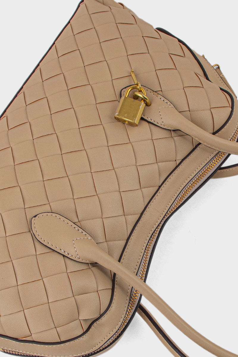 Satchel Shoulder Bags BS2212-Beige