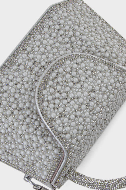 Party Wear Clutch BK4121-White
