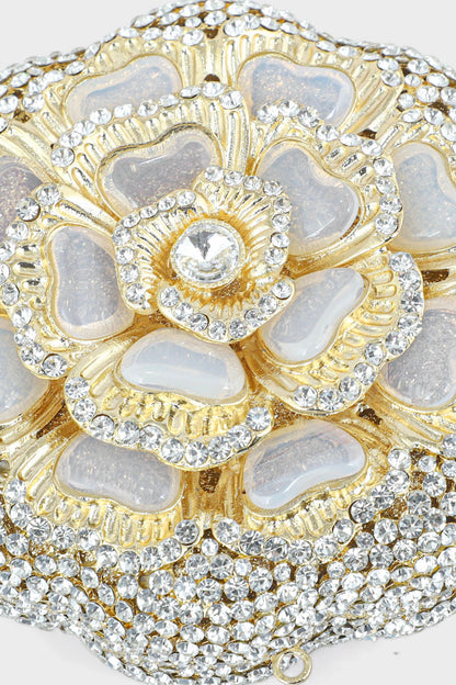 Party Wear Clutch BK4059-Silver