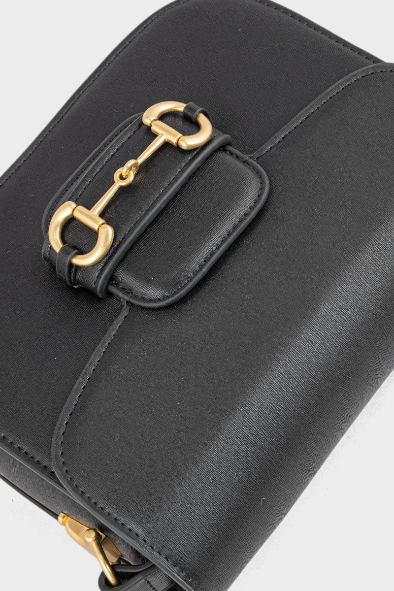 Flap Shoulder Bags BS2124-Black