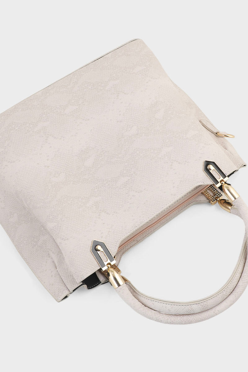 Top Handle Hand Bags B10540-Beige