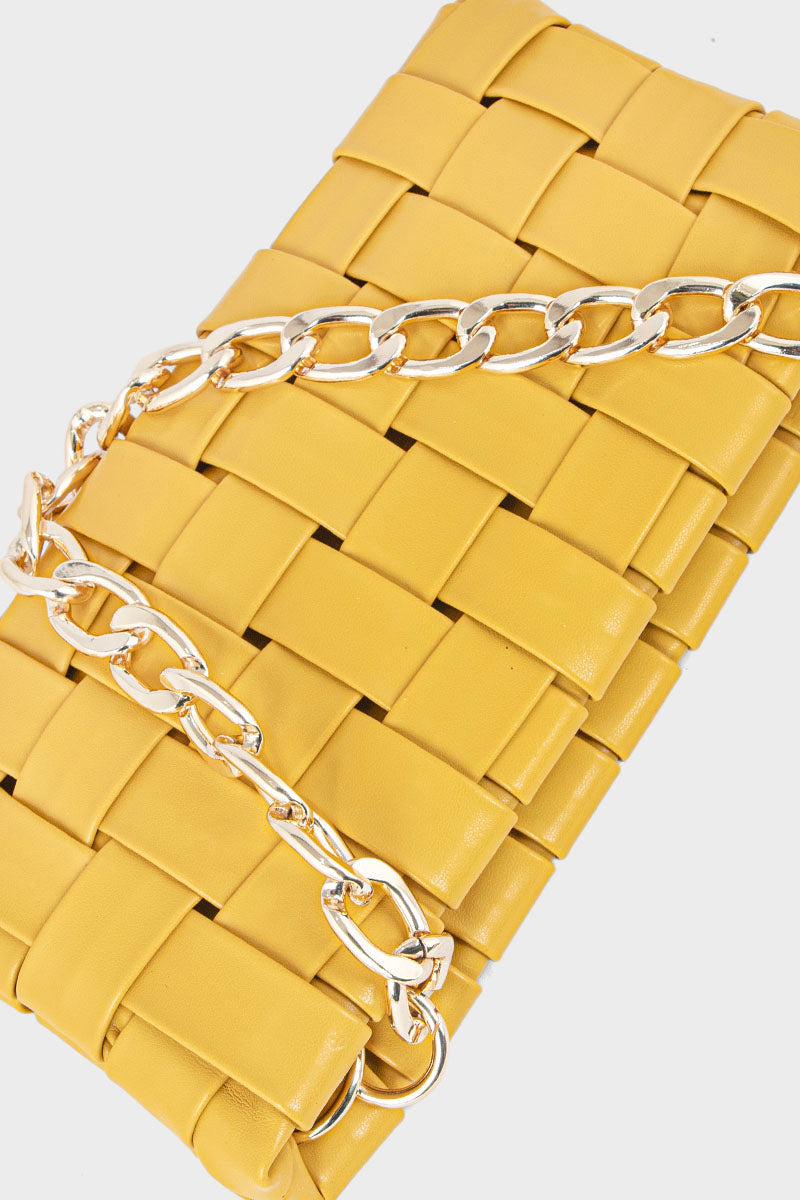 Cross Shoulder Bags BS2037-Mustard