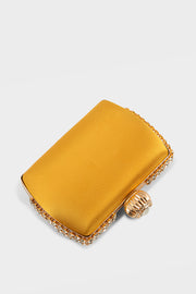 Party Wear Clutch BK4083-Mustard