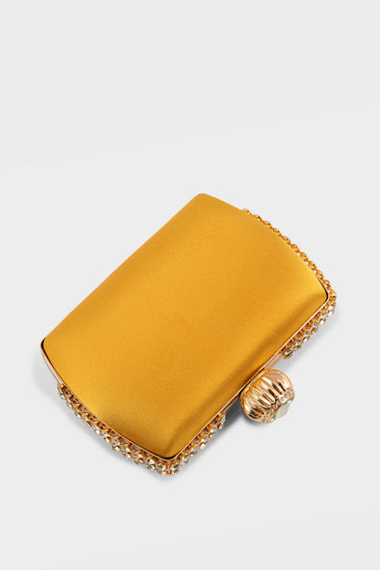 Party Wear Clutch BK4083-Mustard