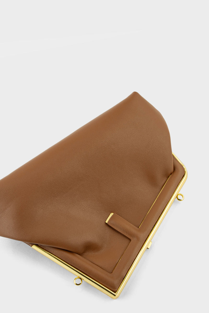 Party Wear Clutch BK4128-Coffee