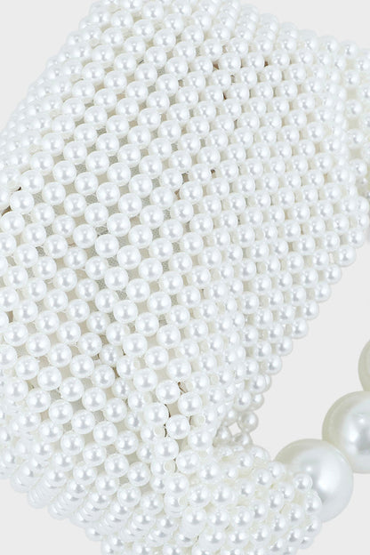 Party Wear Clutch BK4053-White