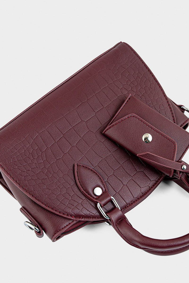 Satchel Shoulder Bags BH0127-Maroon