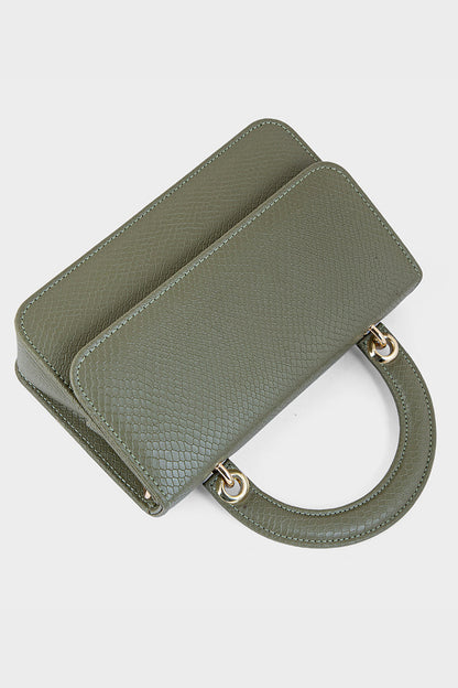 Top Handle Hand Bags B10545-Olive