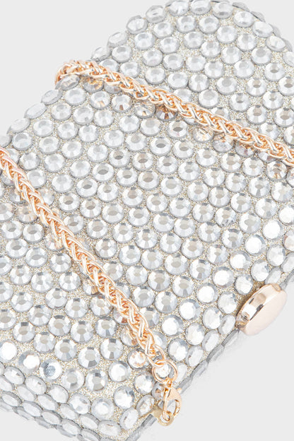 Party Wear Clutch BK4035-Golden