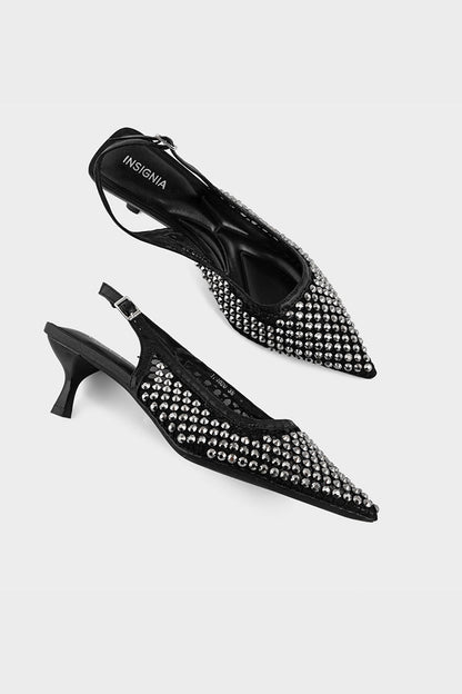 Party Wear Sling Back IP4020-Black
