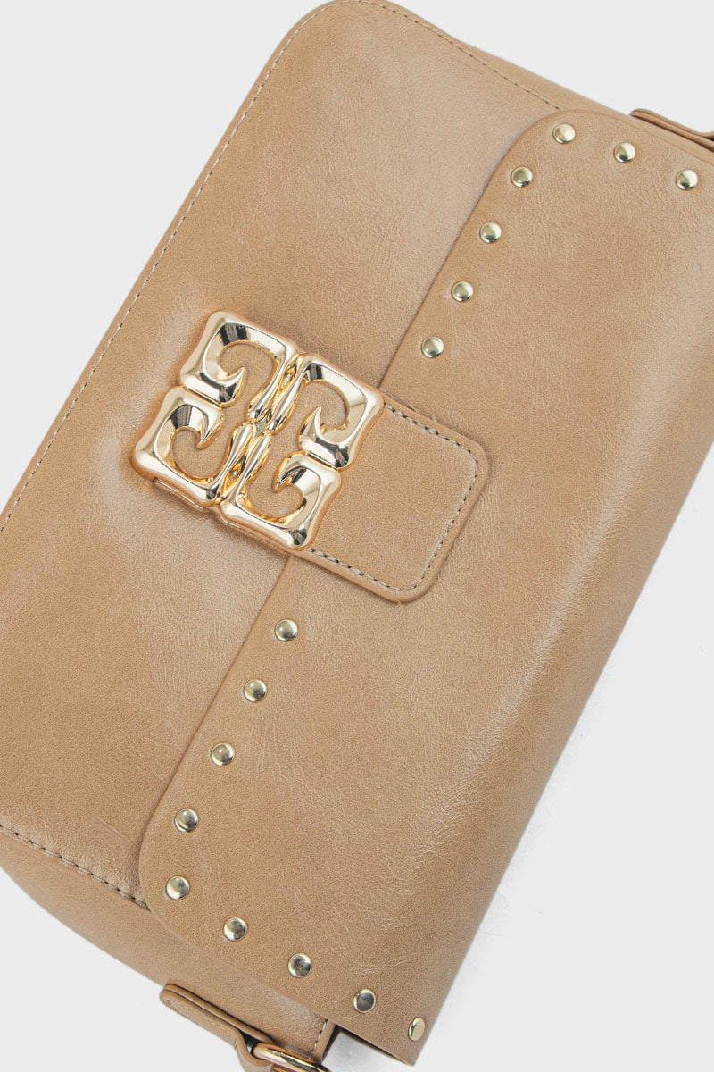 Cross Shoulder Bags BS2157-Beige