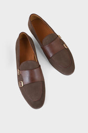 Men Formal Loafers M22084-BROWN