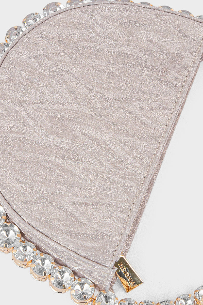 Party Wear Clutch BH0117-Rose Gold
