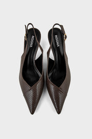 Formal Sling Back IF4080-Dark Brown