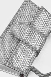 Top Handle Hand Bags BH0046-Silver