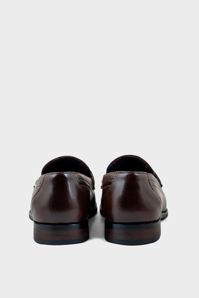 Men Formal Loafers MF7061-Dark Brown