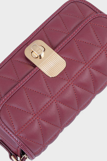 Cross Shoulder Bags BS2041-Burgundy