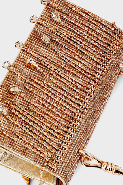 Party Wear Clutch BH0119-Golden