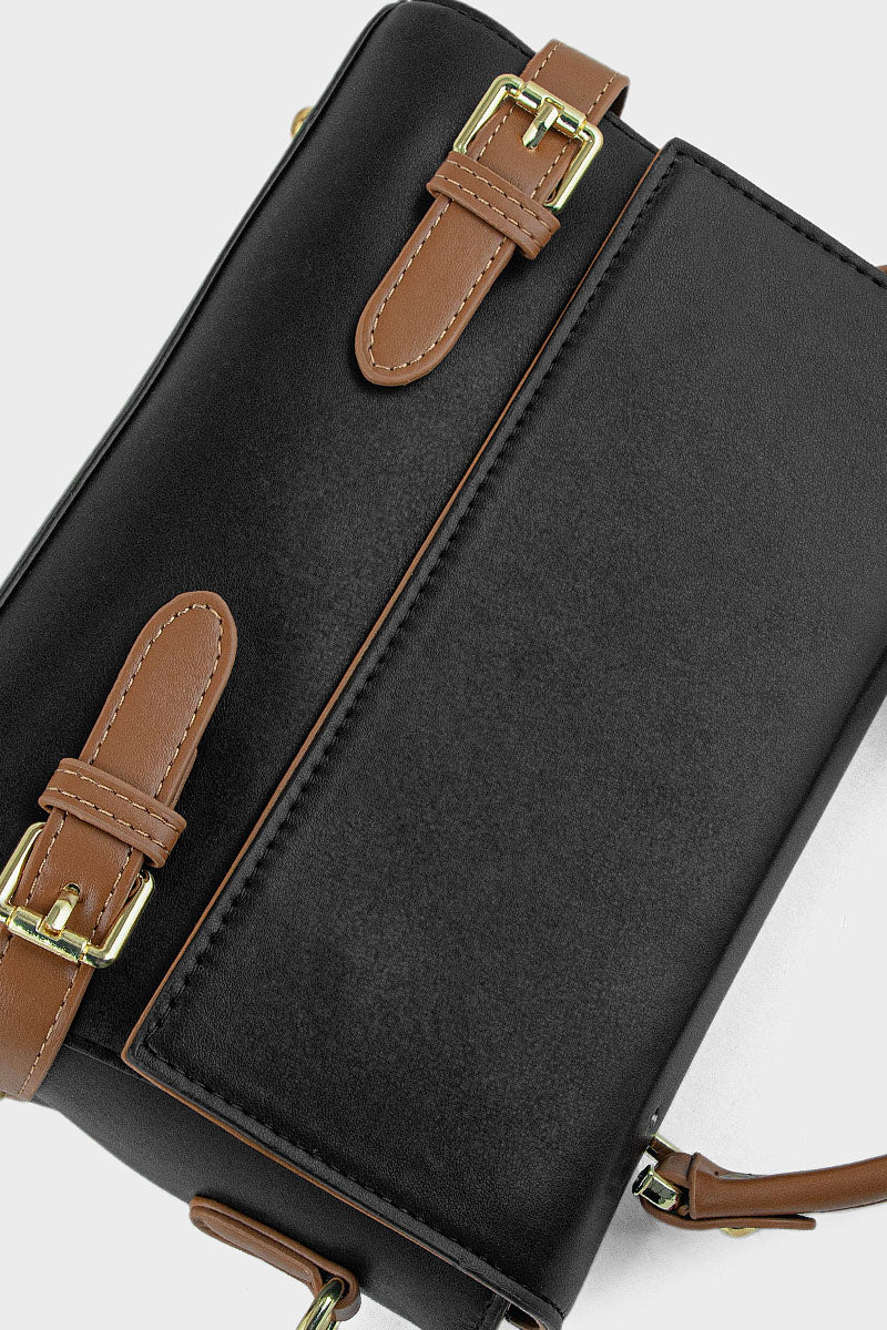 Top Handle Hand Bags BH0081-Black