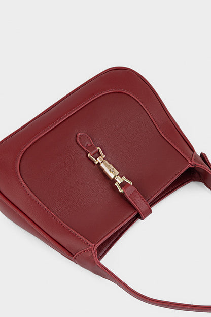 Formal Shoulder Bags BS2143-Burgundy