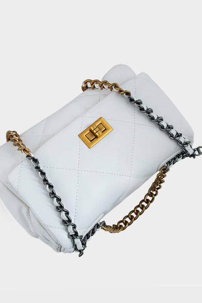 Flap Shoulder Bags BS2096-Ivory