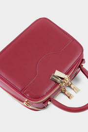 Top Handle Hand Bags BH0075-Maroon